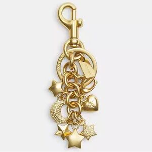 Coach Star Cluster Bag Charm NWT